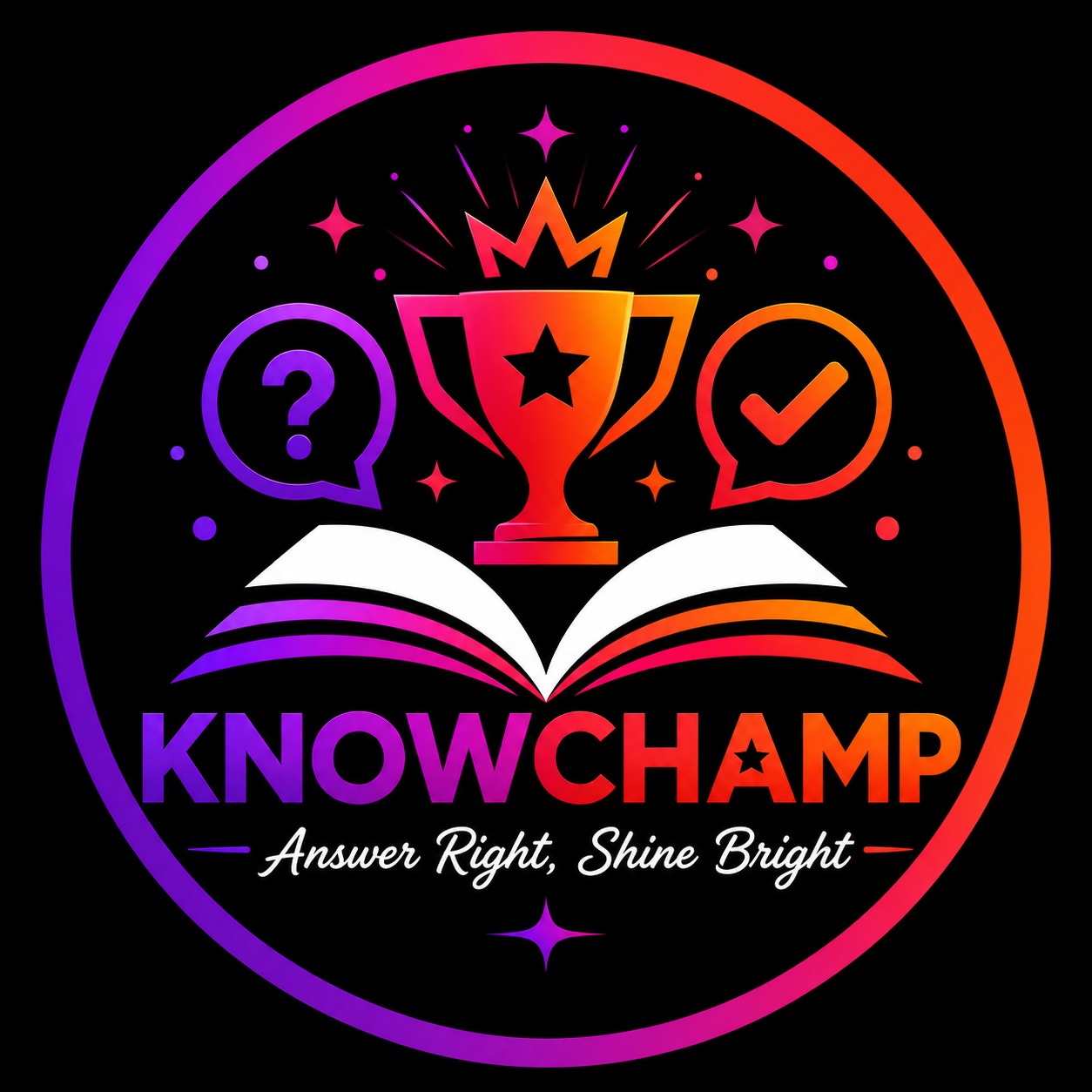 KnowChamp Answer Right. Shine Bright