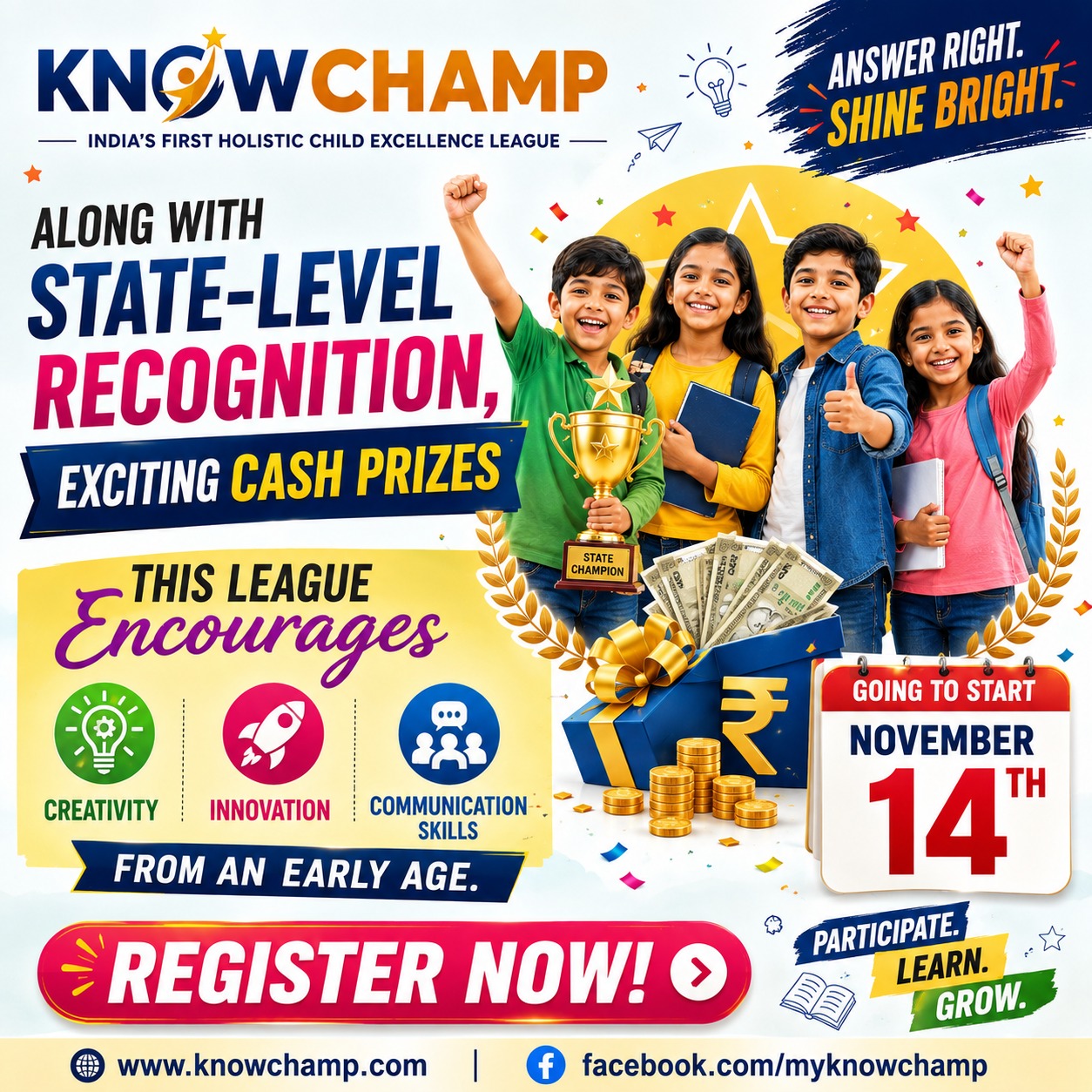 KnowChamp school competitions